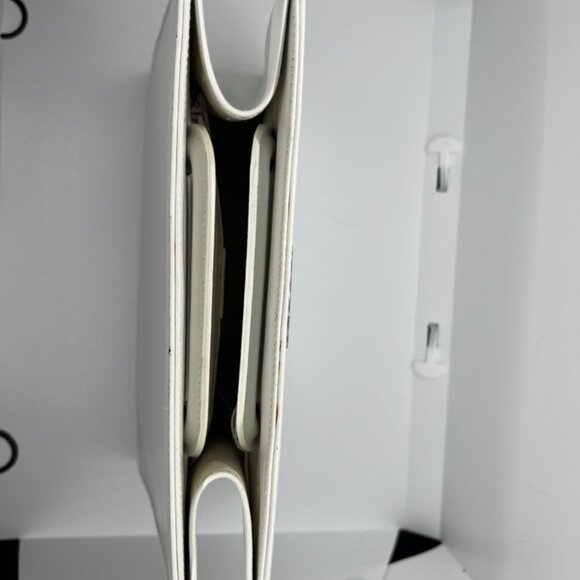 Gucci White Leather Handbag Retractable Handles RARE - Picture 5 of 5